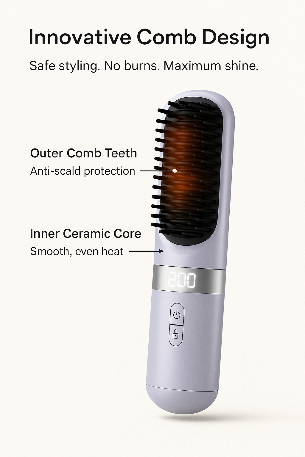 Rollify's Portable Hair Straightener